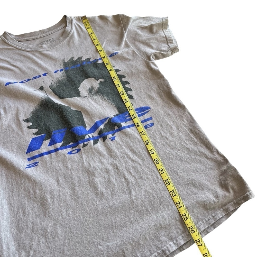 Post Malone Live Concert Tour 2018 Medium Tee Shirt Gray Posty Co - Picture 3 of 6